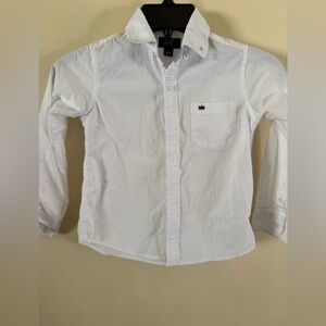 Crown & Ivy Kids White Button Down Shirt